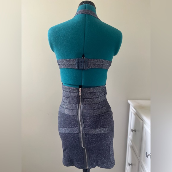 Rock Stella & Jamie Party Dress (Metallic/Grey/Silver/Sparkle, Small) - Picture 3 of 3